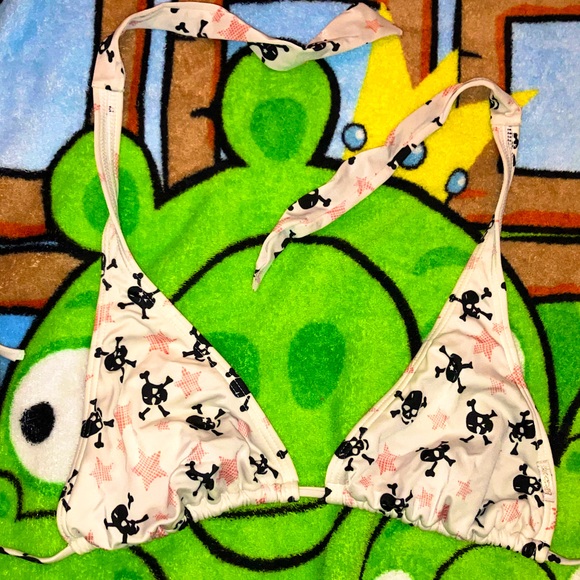 Billabong Other - Vintage Y2K Grunge Skeleton Bikini Top